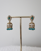 Afsana Jhumkis | Teal