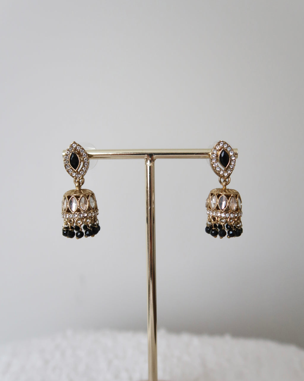 Afsana Jhumkis | Black