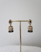 Afsana Jhumkis | Black