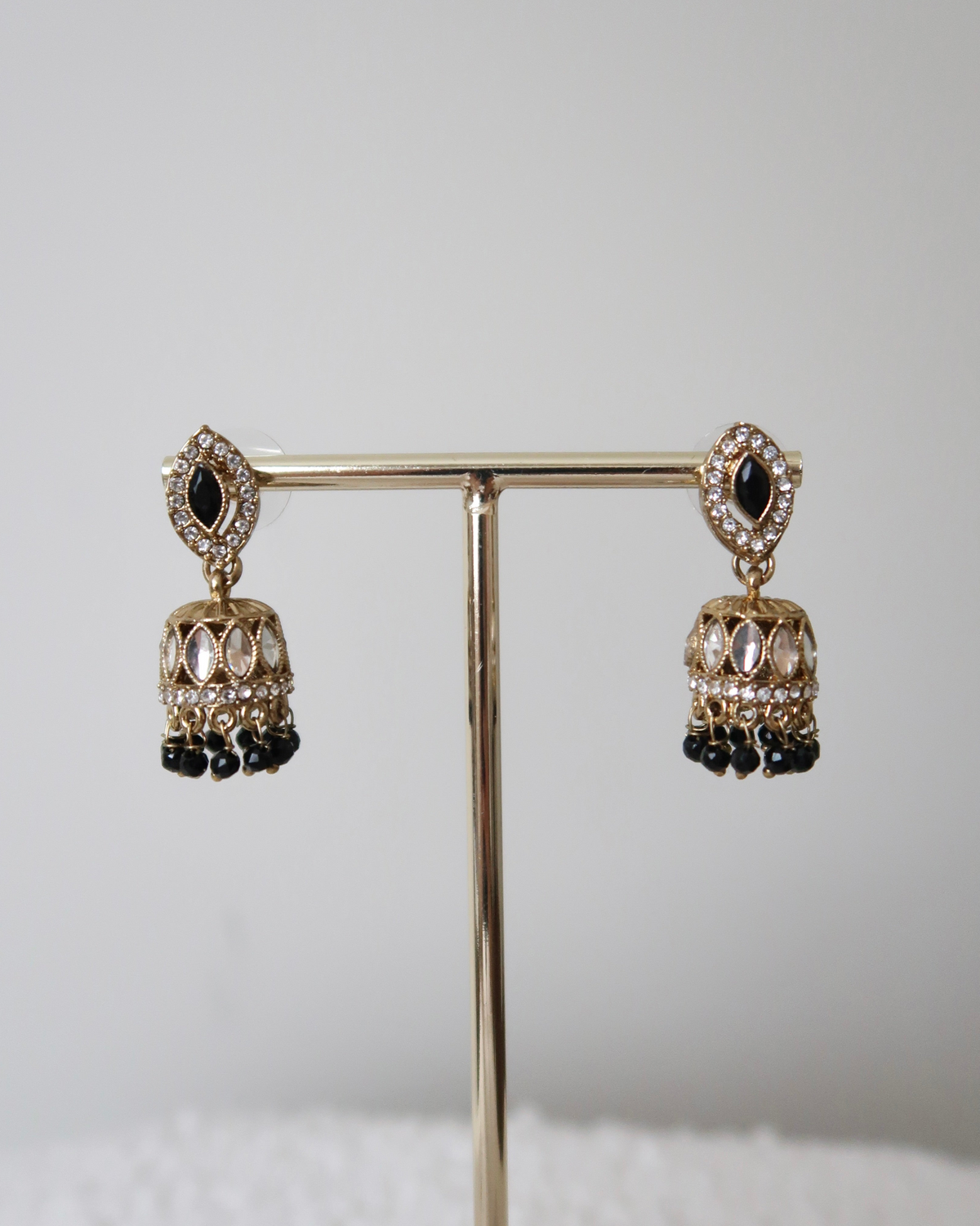 Afsana Jhumkis | Black