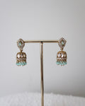 Afsana Jhumkis | Mint Green