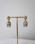 Afsana Jhumkis | Mint Green