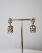 Afsana Jhumkis | Mint Green