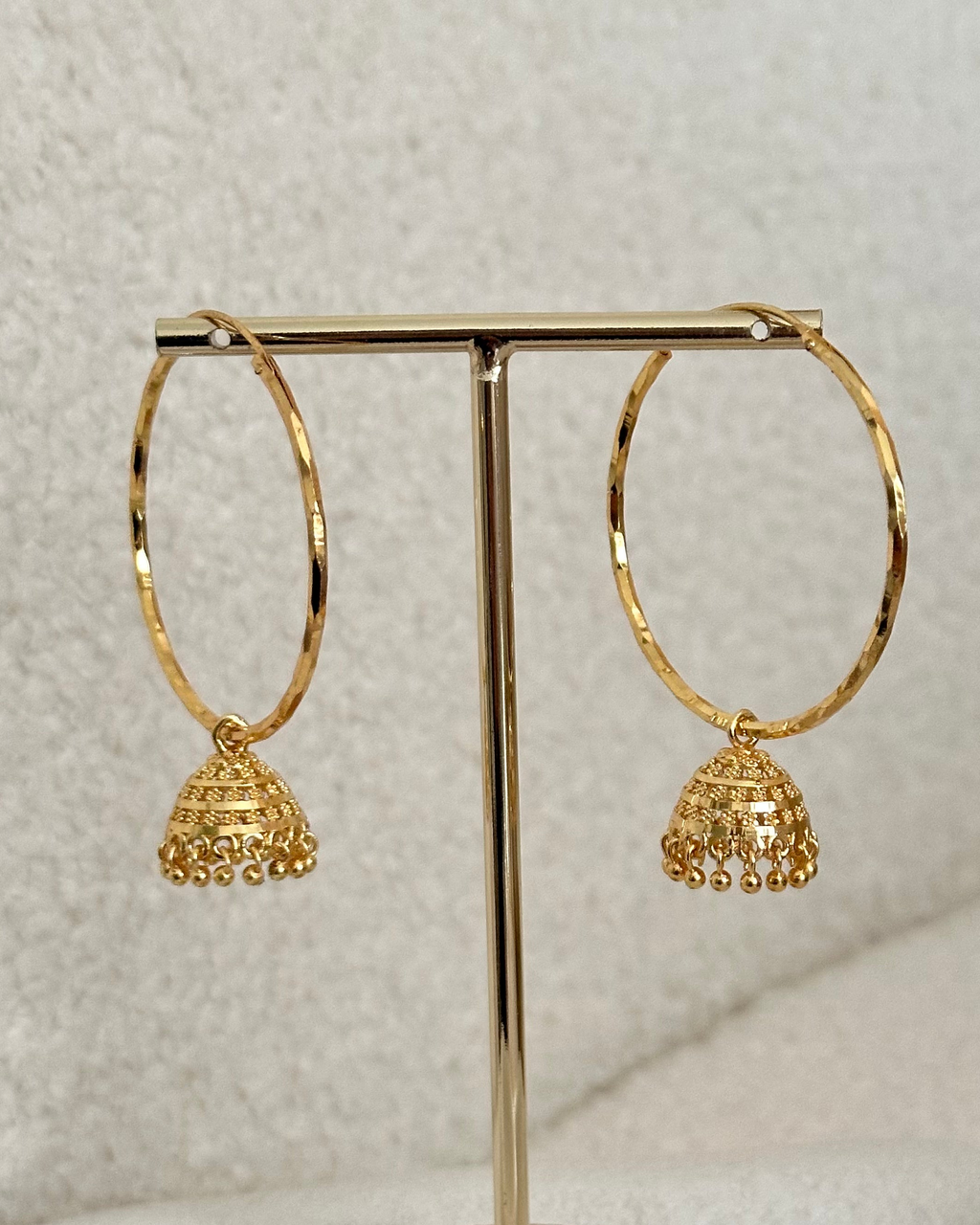 Large Jhumki Hoops