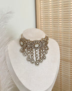 Elara Choker Set | White