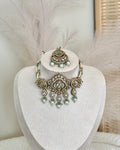 Ankita Choker Set | Mint Green