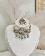 Ankita Choker Set | Mint Green
