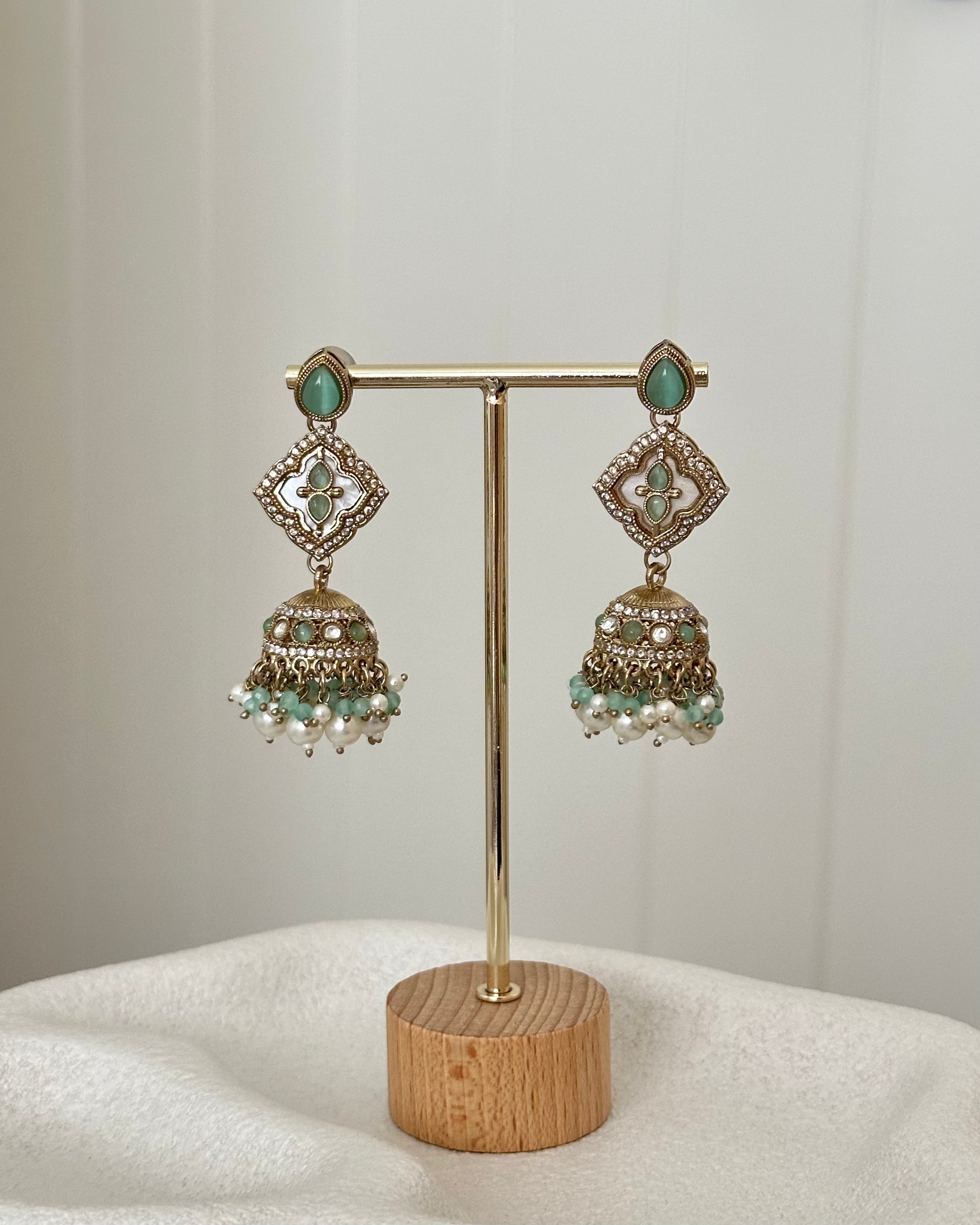 Ankita Choker Set | Mint Green