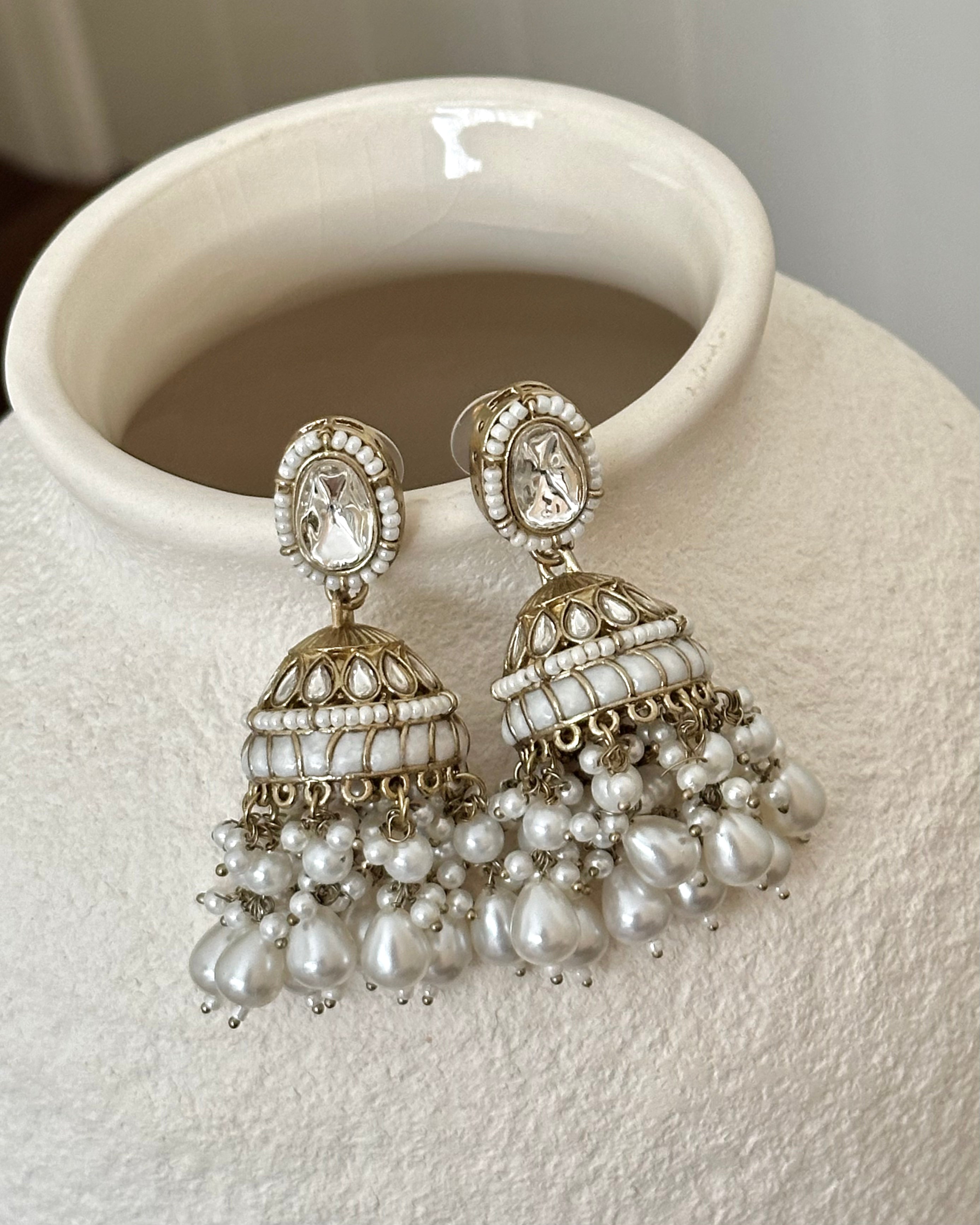 Liyana Necklace Set | White
