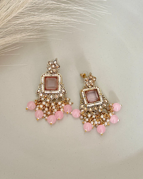 Aira Choker Set | Baby Pink