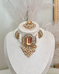 Afreen Choker Set | Gold