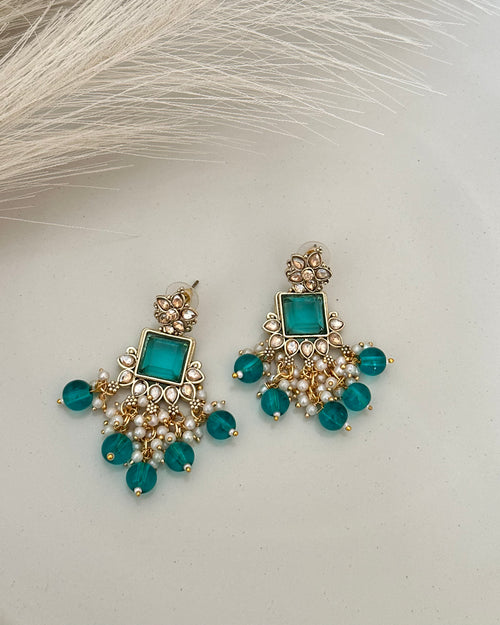 Afreen Choker Set | Blue