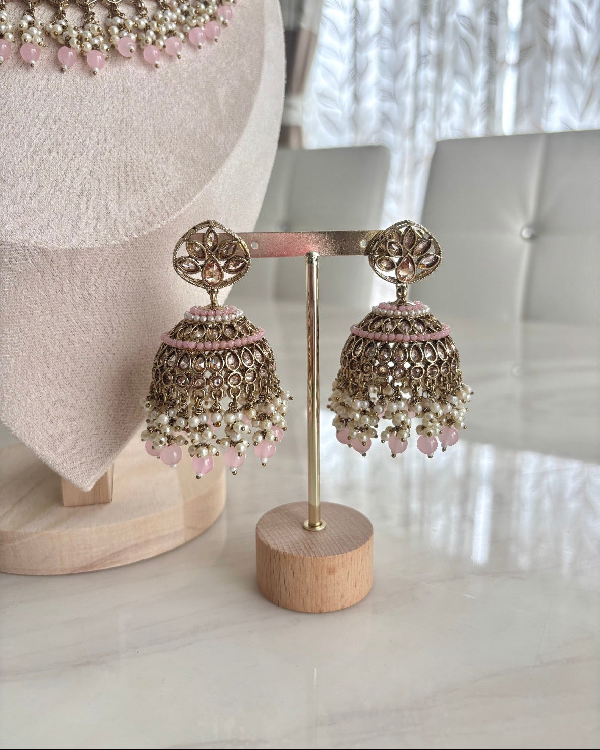 Zara Necklace Set | Baby Pink