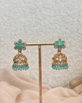 Meher Jhumki | Turquoise