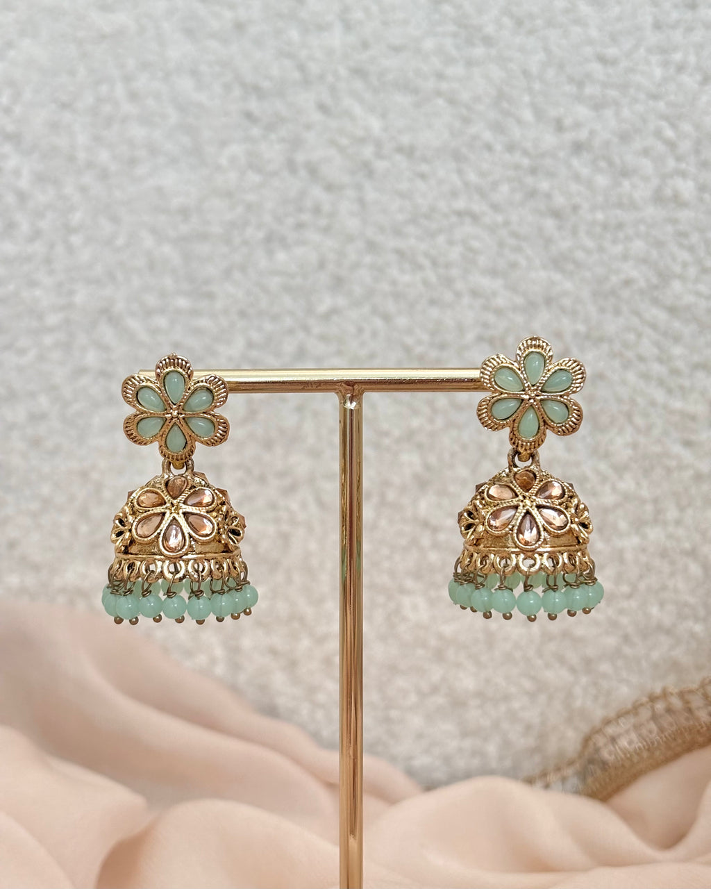 Meher Jhumki | Mint Green