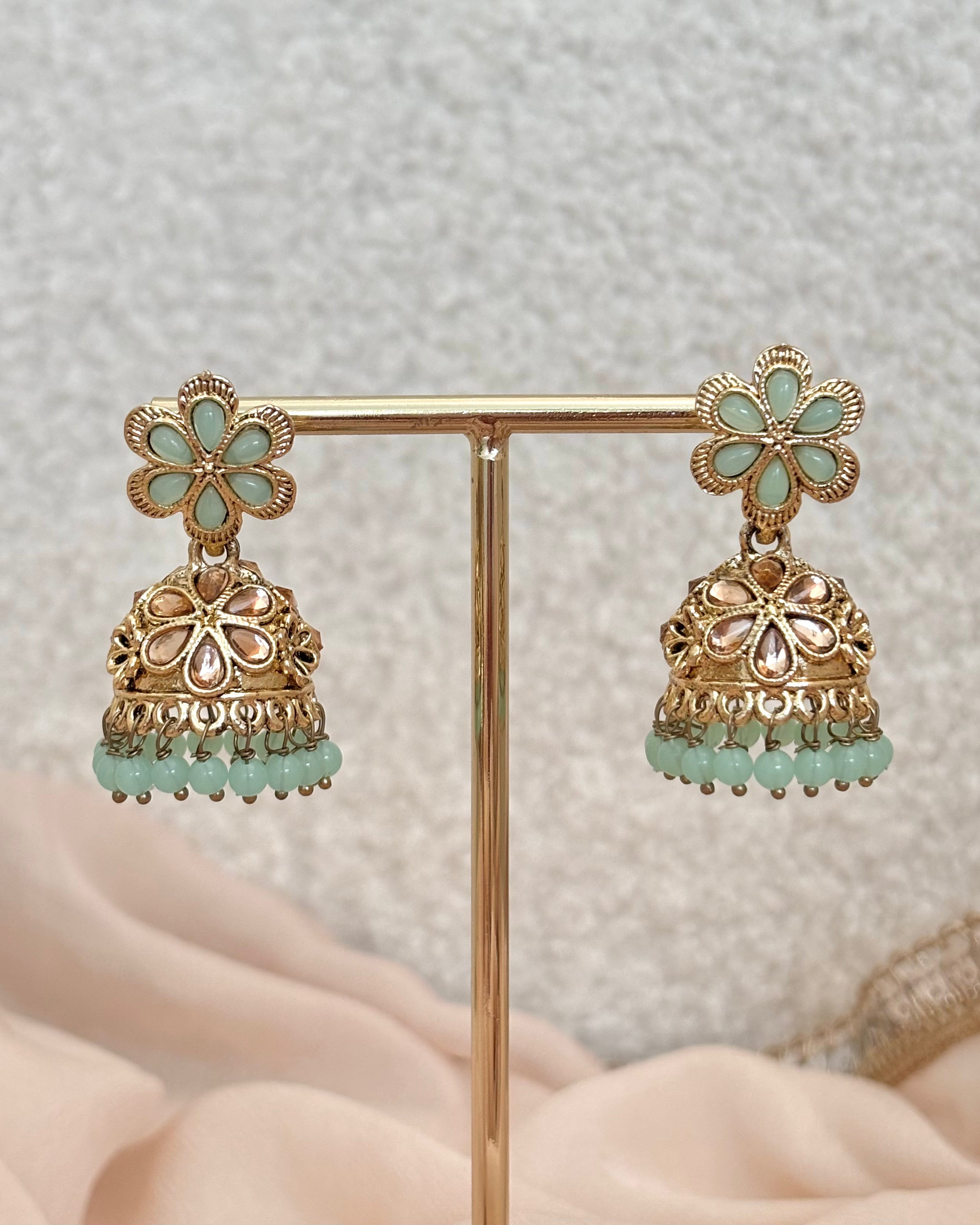 Meher Jhumki | Mint Green