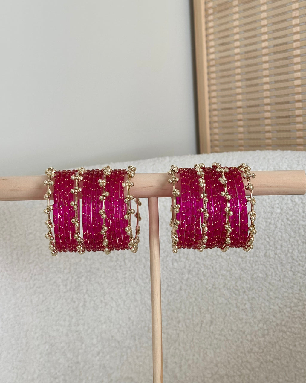 Amina Kashmiri Bangles | Hot Pink