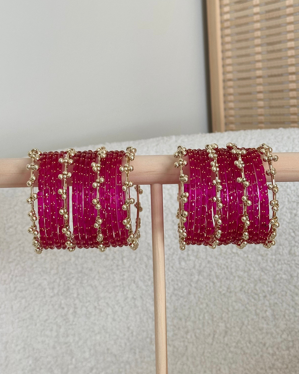 Amina Kashmiri Bangles | Hot Pink