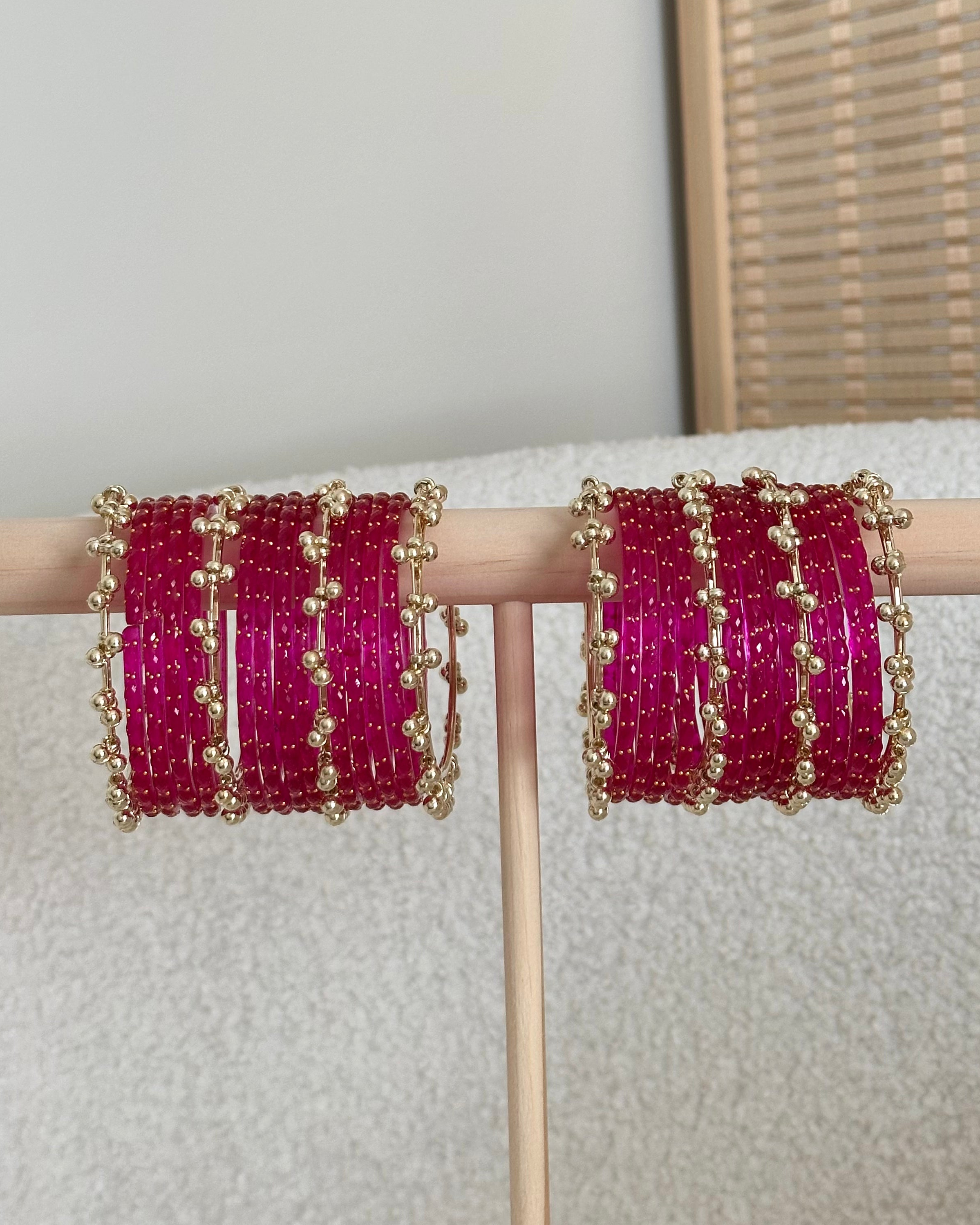 Amina Kashmiri Bangles | Hot Pink