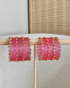 Amina Kashmiri Bangles | Pink