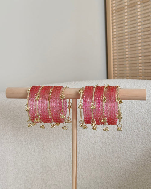 Aisha Kashmiri Bangles | Pink