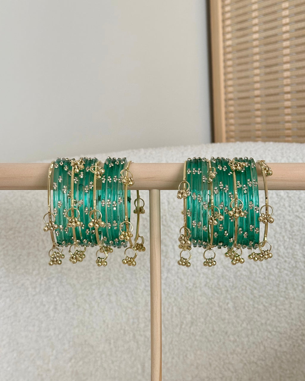 Aisha Kashmiri Bangles | Turquoise