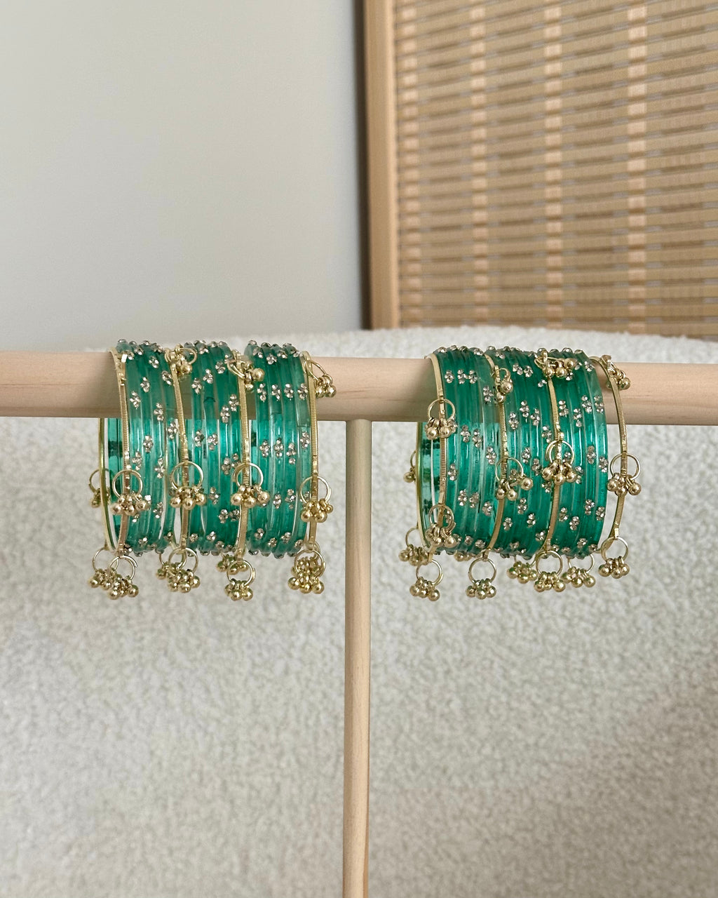 Aisha Kashmiri Bangles | Turquoise