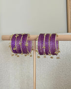 Aisha Kashmiri Bangles | Purple