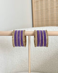 Kina Bangle Set | Purple