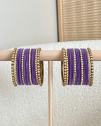 Kina Bangle Set | Purple