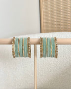 Kina Bangle Set | Mint Green