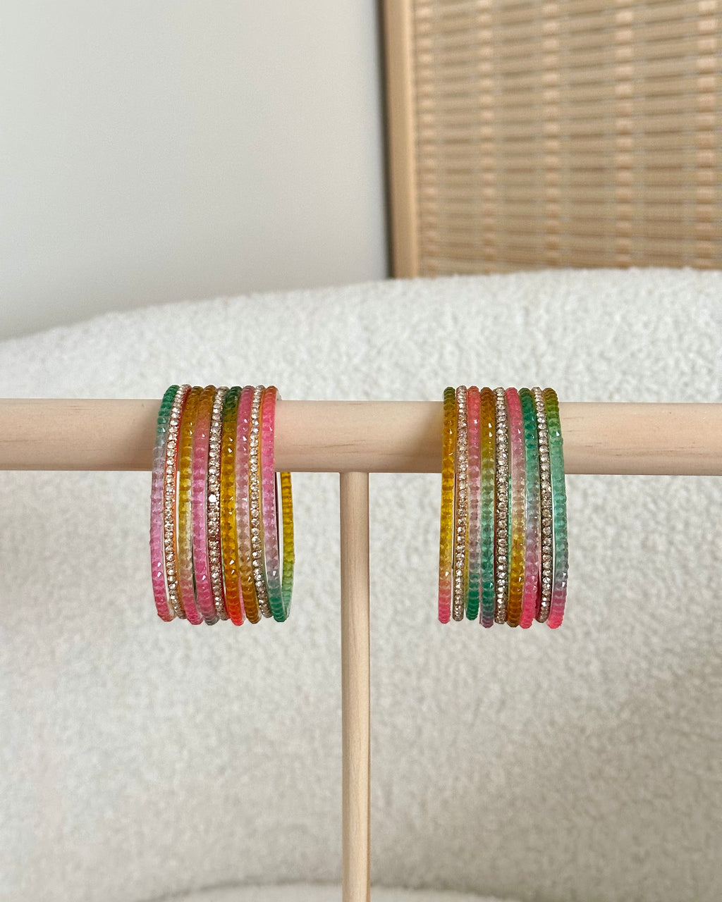 Kashmiri Glass Bangles | Multi