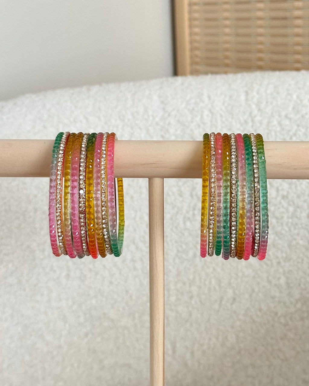 Kashmiri Glass Bangles | Multi
