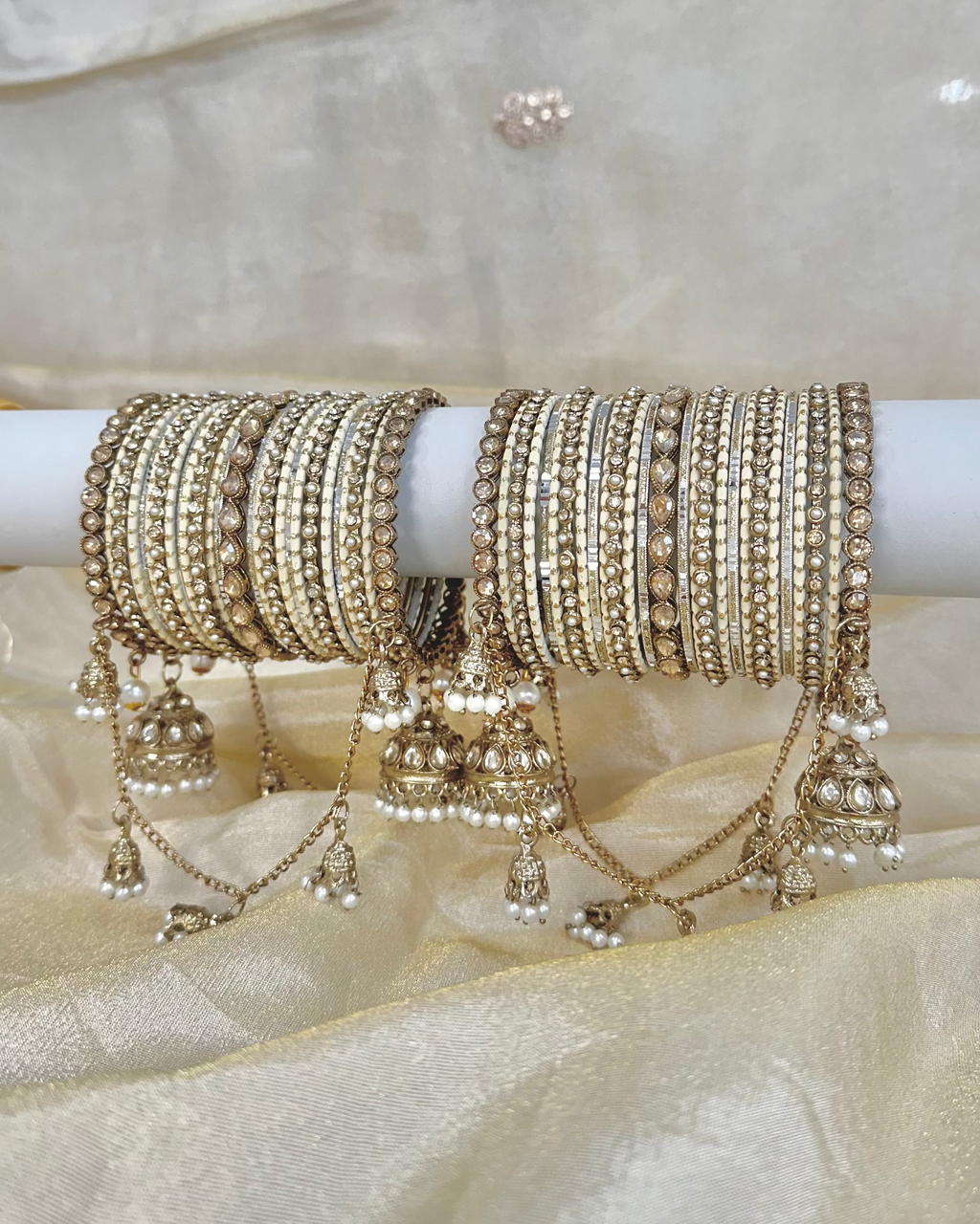 Inayat Bangles Set | White