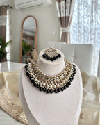 Aleena Necklace Set | Black