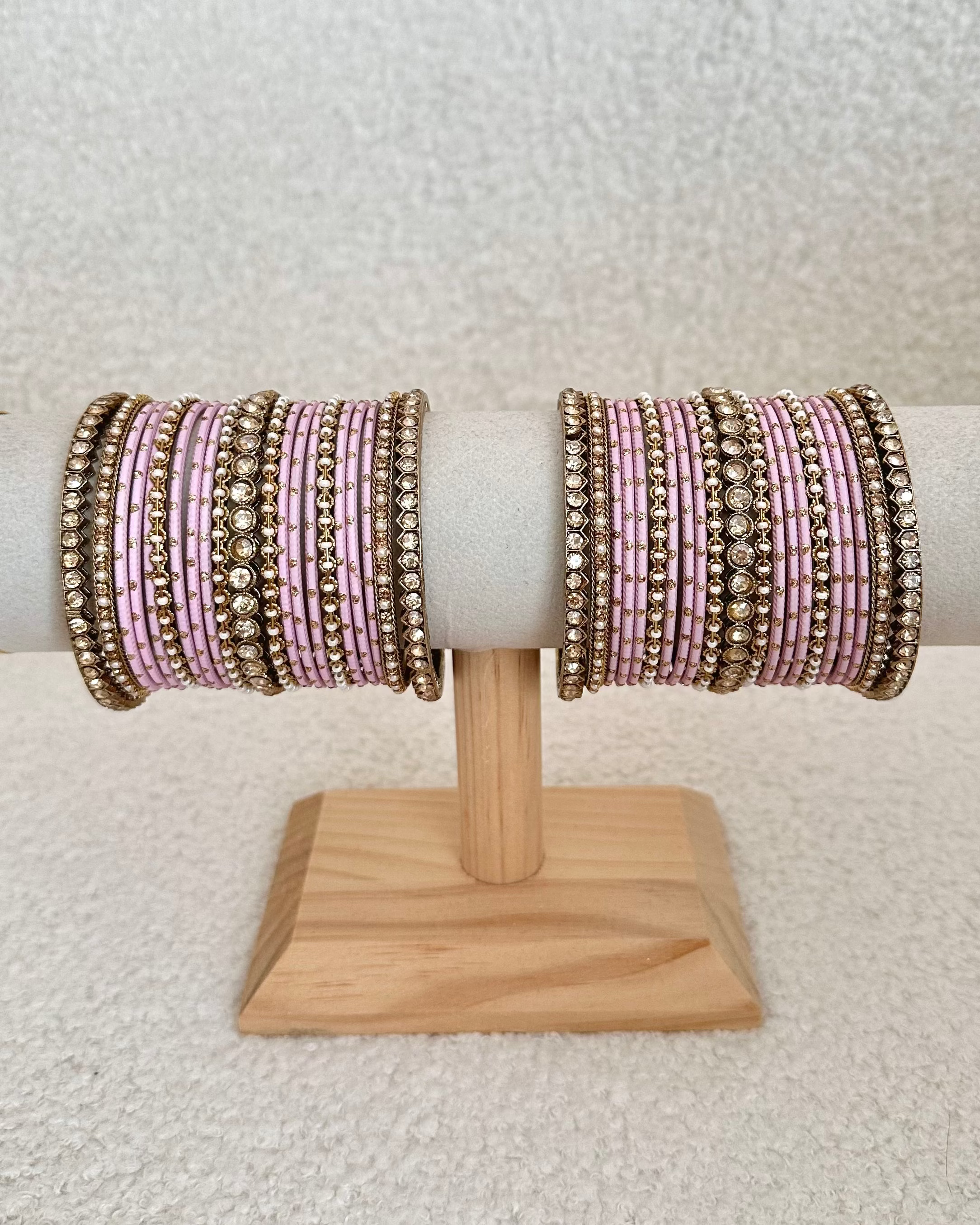 Iyla Bangles | Baby Pink