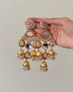 Sania Earrings | Baby Pink