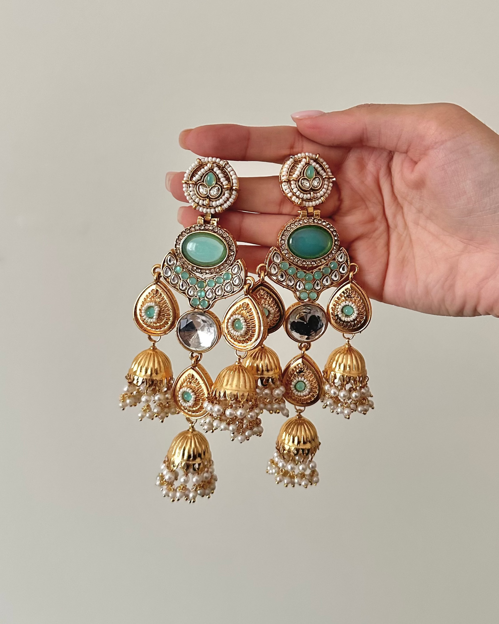 Sania Earrings | Blue