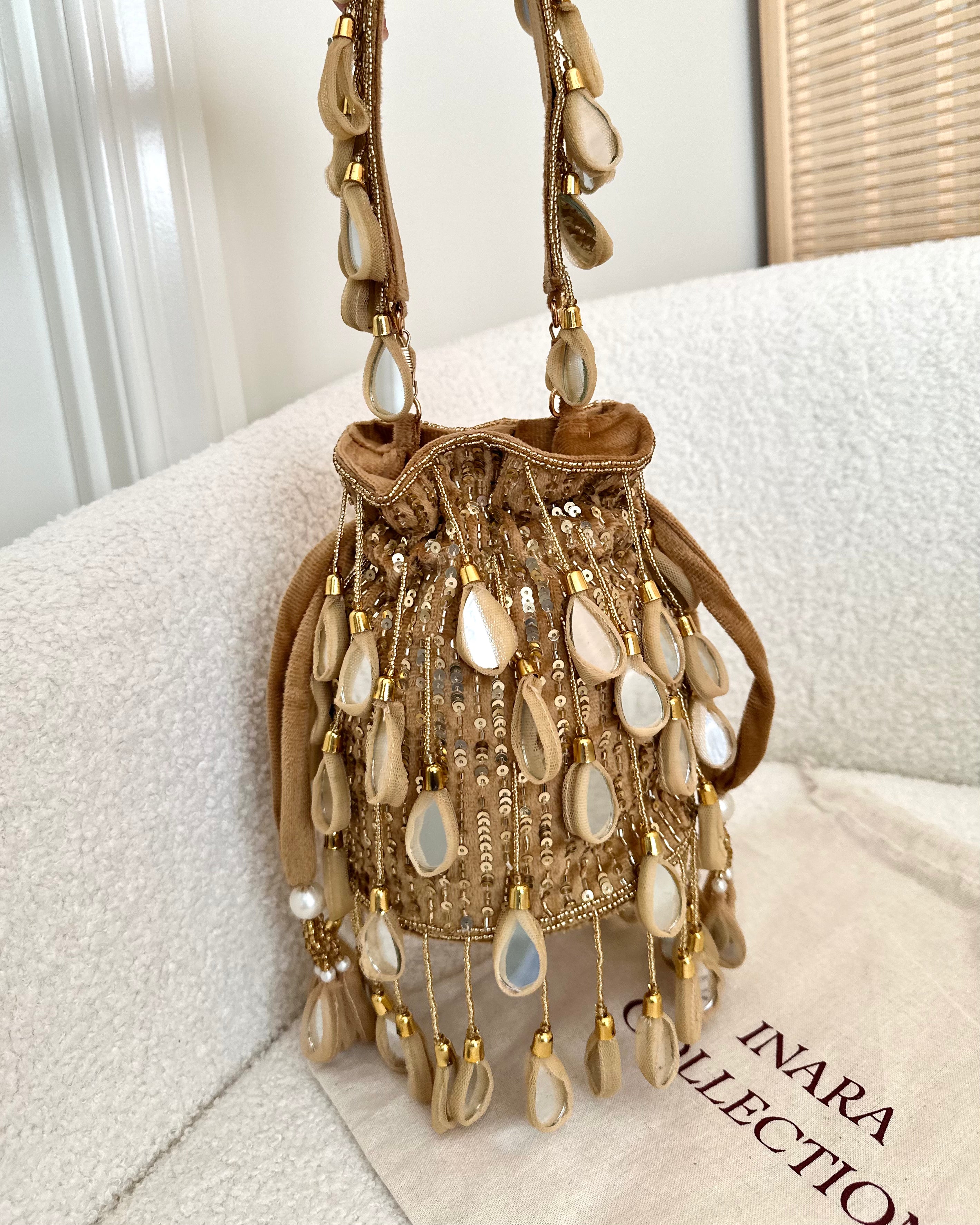 Savya Bag | Gold