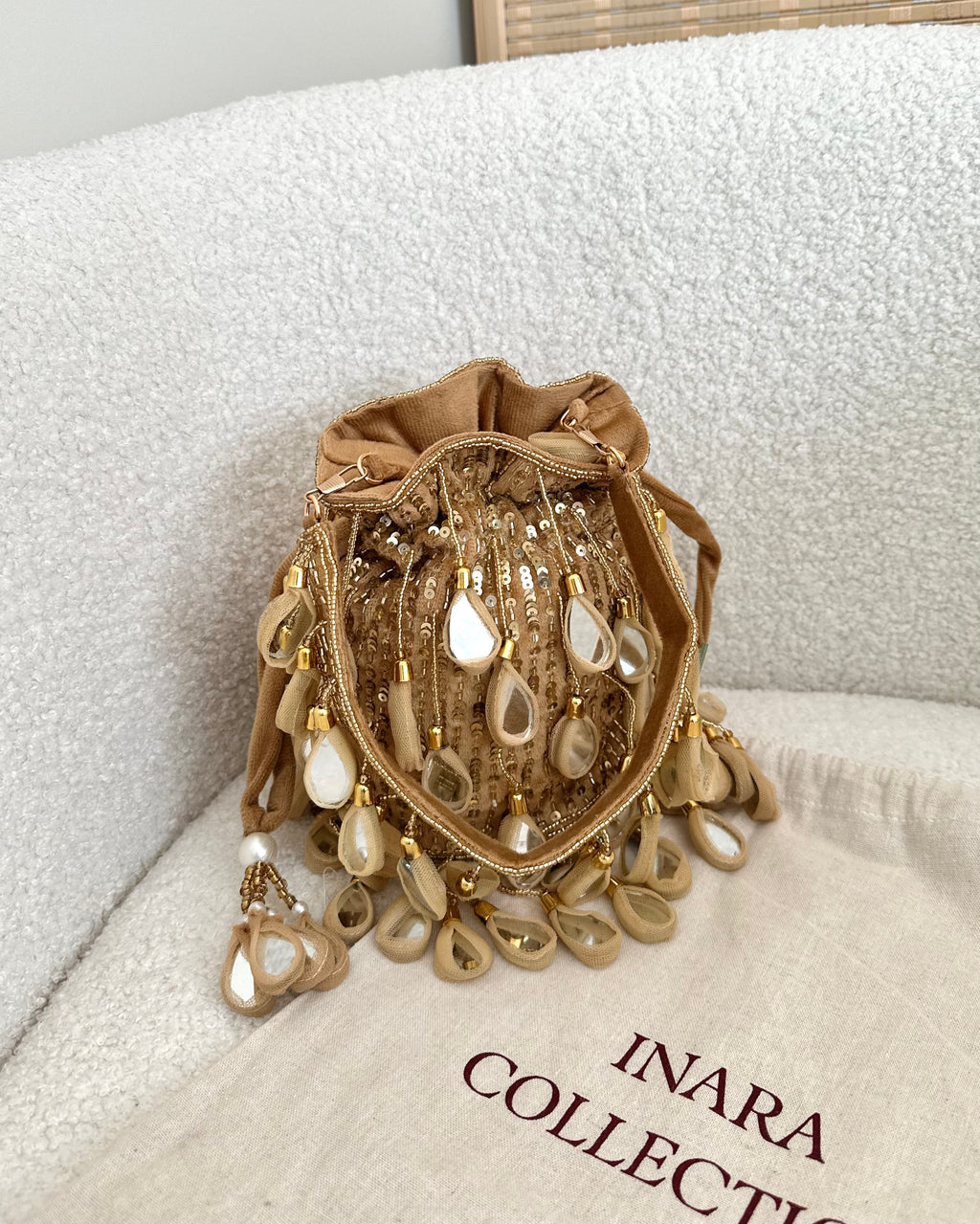 Savya Bag | Gold