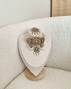 Iris Choker Set | White