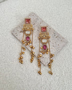 Syra Earrings | Pink