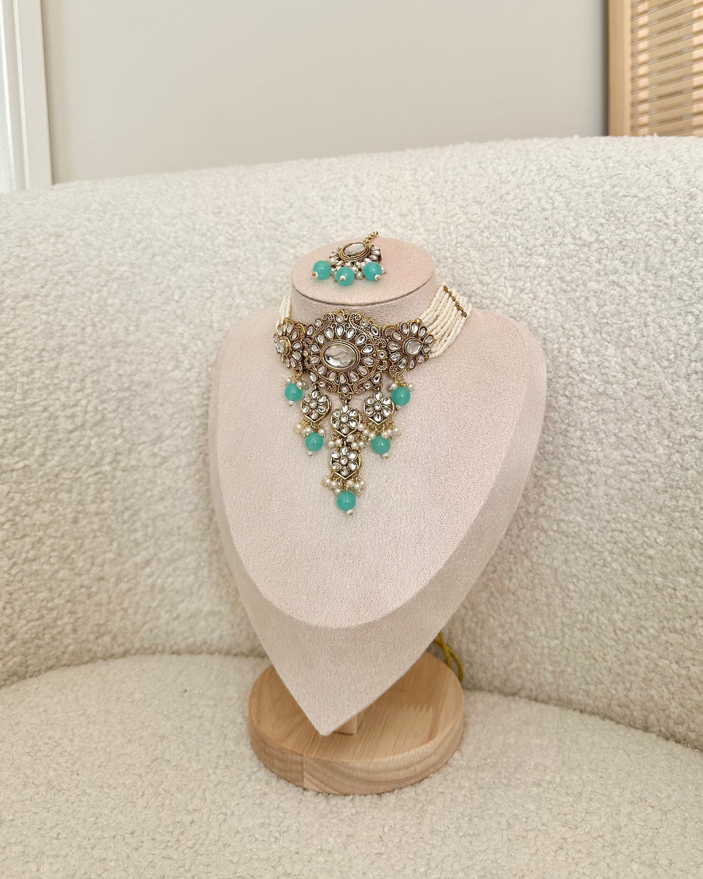 Mahi Choker Set | Blue